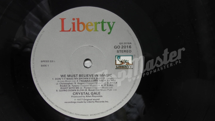 Crystal Gayle ‎ We Must Believe In Magic GO 2016 Płyta Winylowa Country Po