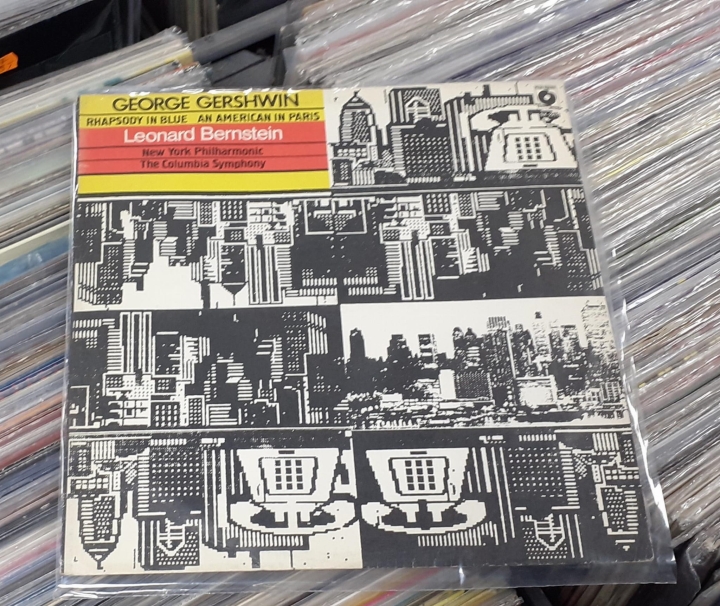 George Gershwin, Leonard Bernstein, New York Philharmonic, The Columbia Symphony*– Rhapsody In Blue / An American In Paris Polskie Nagrania Muza ‎– SX 2211