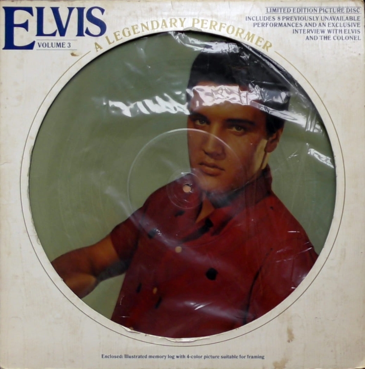 Elvis Presley ‎– A Legendary Performer - Volume 3 RCA – CPL1-3078 Limited Edition, Picture Disc