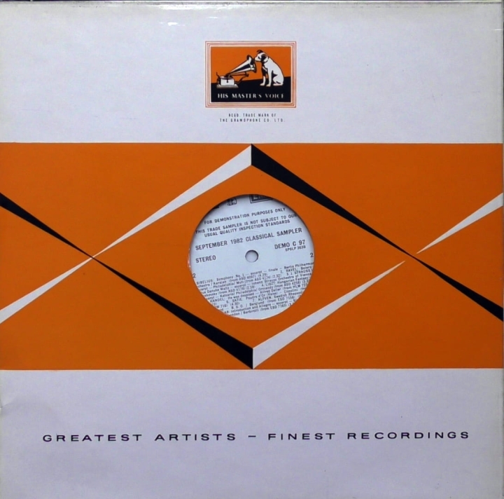 Various – September 1982 Classical Sampler His Master's Voice – DEMO C 97 LP, Promo