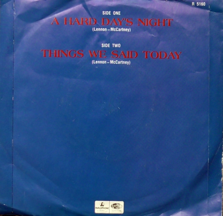 The Beatles – A Hard Day's Night Parlophone – R 5160