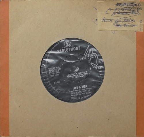 The Marionettes – Like A Man Parlophone – R 5416