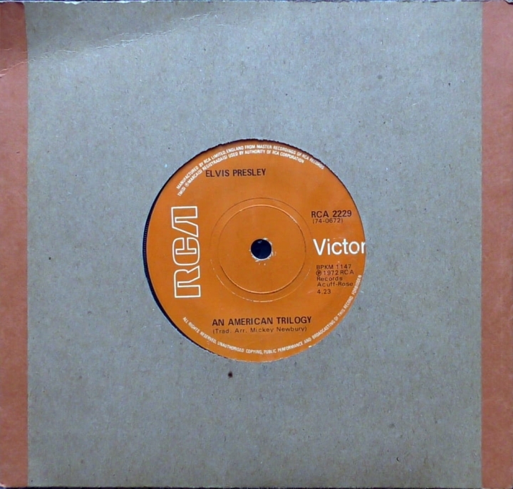 Elvis Presley – An American Trilogy RCA Victor – RCA 2229