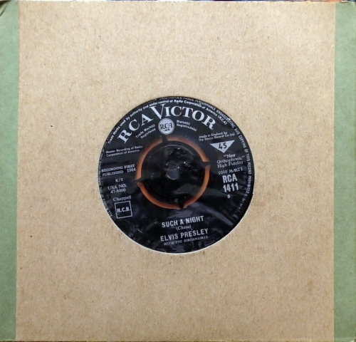 Elvis Presley With The Jordanaires – Such A Night RCA Victor – RCA-1411