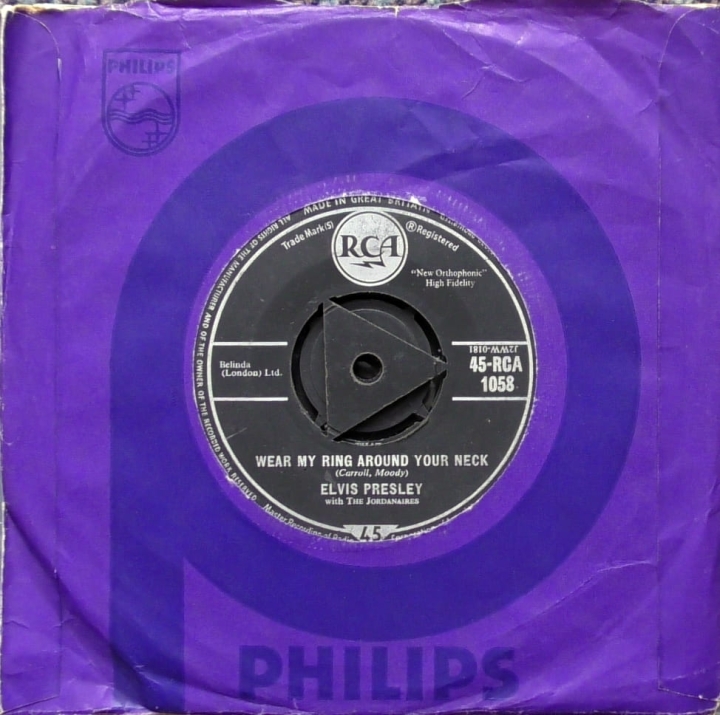Elvis Presley With The Jordanaires – Wear My Ring Around Your Neck RCA – 45-RCA 1058