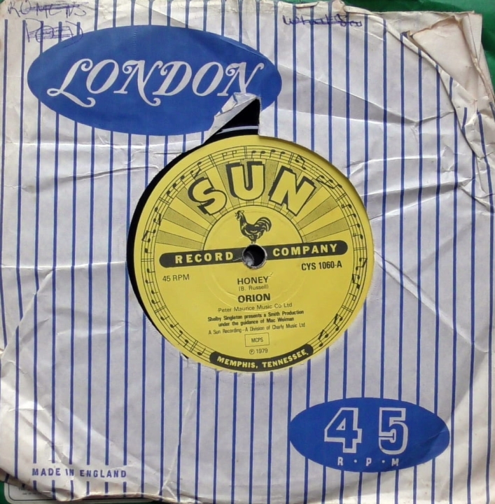 Orion – Ebony Eyes Sun Record Company – CYS 1060