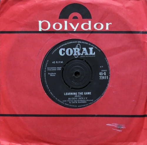 Buddy Holly – Learning The Game Coral – 45-Q 72411