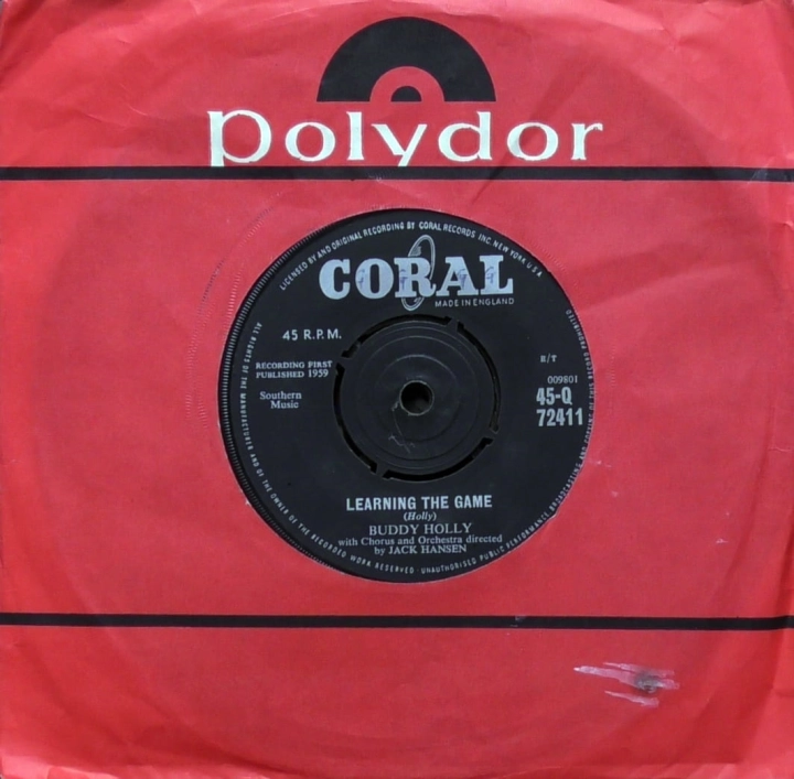 Buddy Holly – Learning The Game Coral – 45-Q 72411