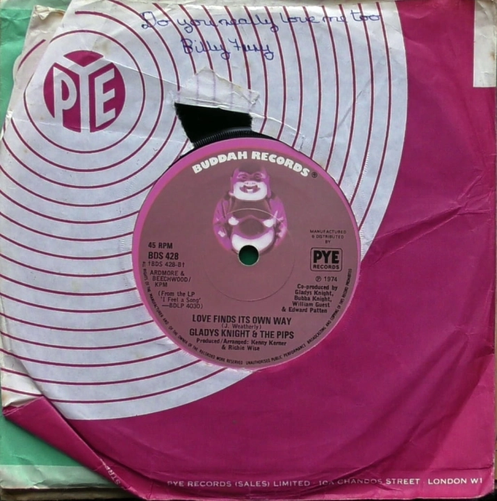 Gladys Knight & The Pips – The Way We Were / Try To Remember Buddah Records – BDS 428
