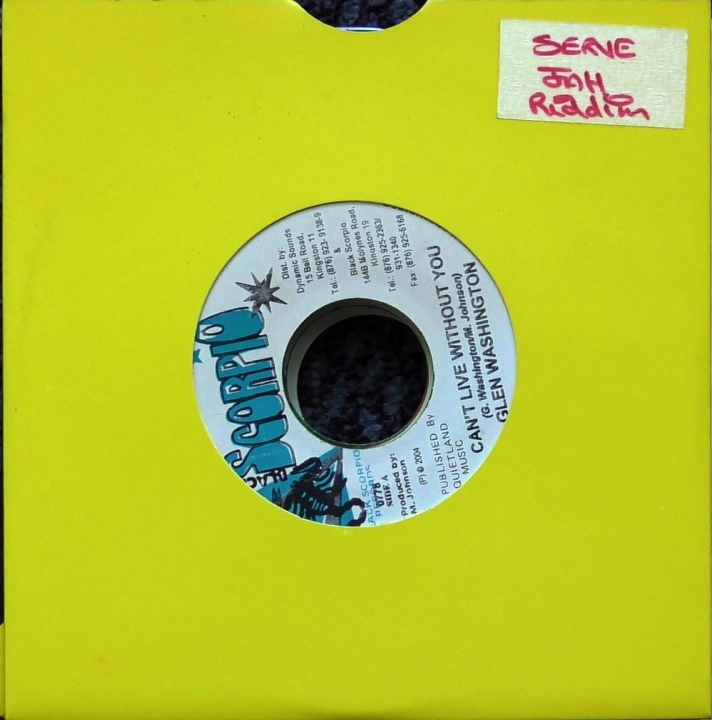 Glen Washington – Can't Live Without You Black Scorpio – 0778