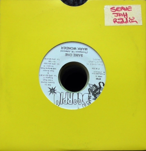 Mark Wonder / Mafia & Fluxy  -  Same One / Serve Jah Riddim Black Scorpio – 0780