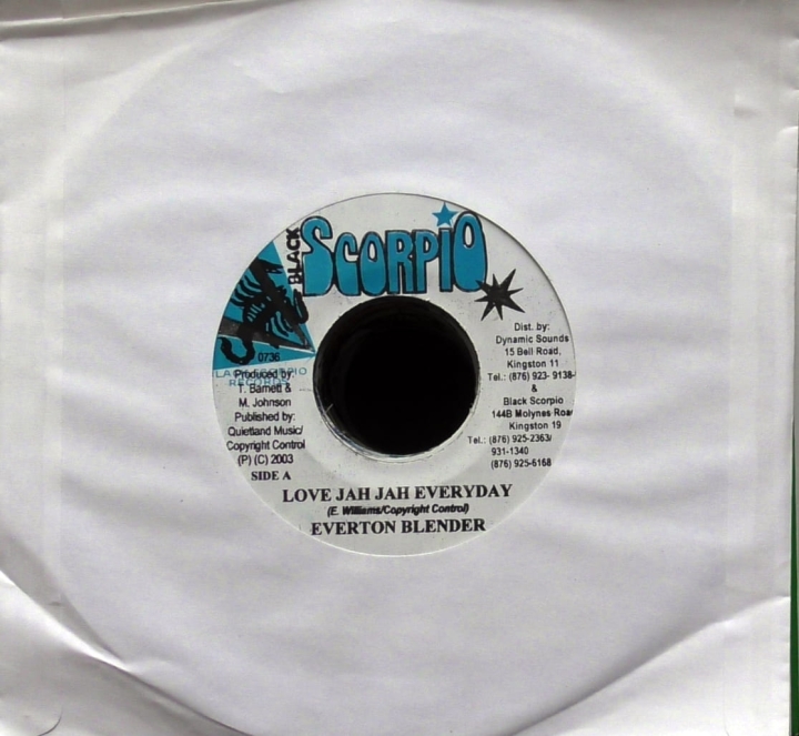Everton Blender – Love Jah Jah Everyday Black Scorpio – 0736