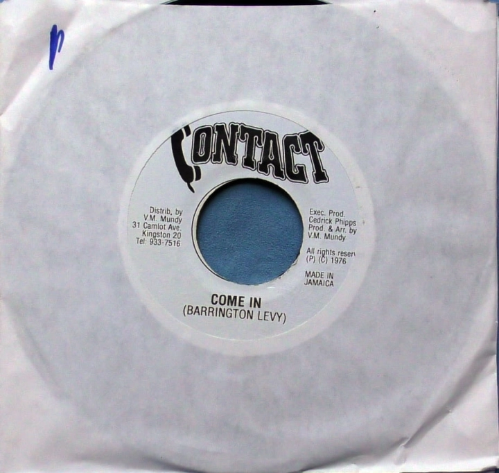 Barrington Levy ‎– Come In  Contact - none