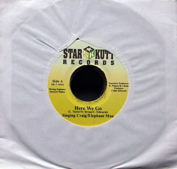 winyle,plyty,winylowe,reggae_ska,Singing-Craig/Elephant-Man-Demarco-Here-We-Go/It-s-A-Party-Star-Kutt-Records-SK-7-104