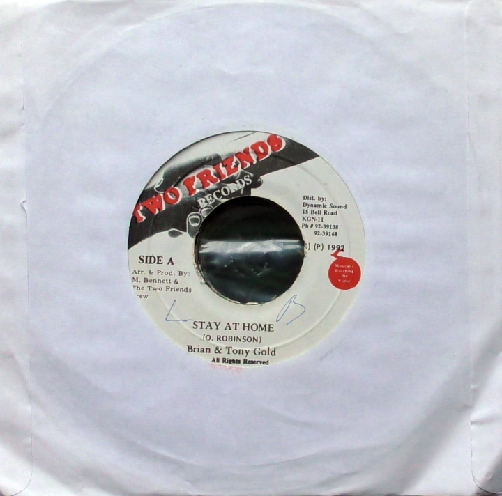 Brian & Tony Gold – Stay At Home Two Friends Records