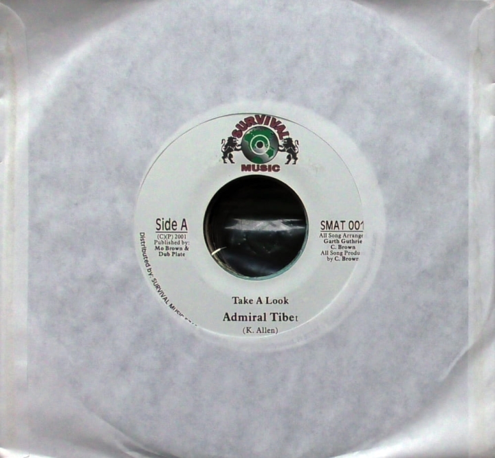 winyle,plyty,winylowe,reggae_ska,Admiral-Tibet/Lilliman-Productions-Take-A-Look/Connis-Survival-Music-SMAT-001