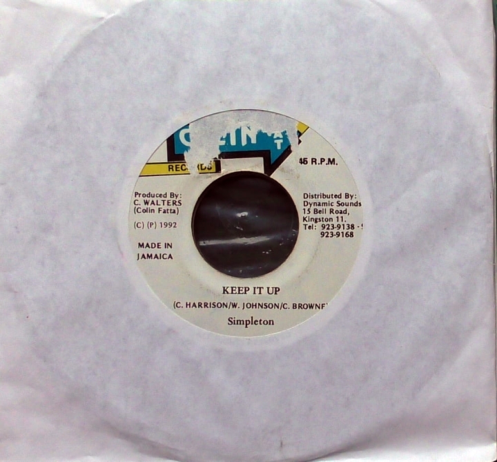 Simpleton – Keep It Up  Colin Fat Records