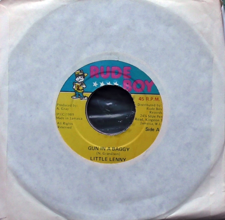 Little Lenny – Gun In A Baggy  Rude Boy
