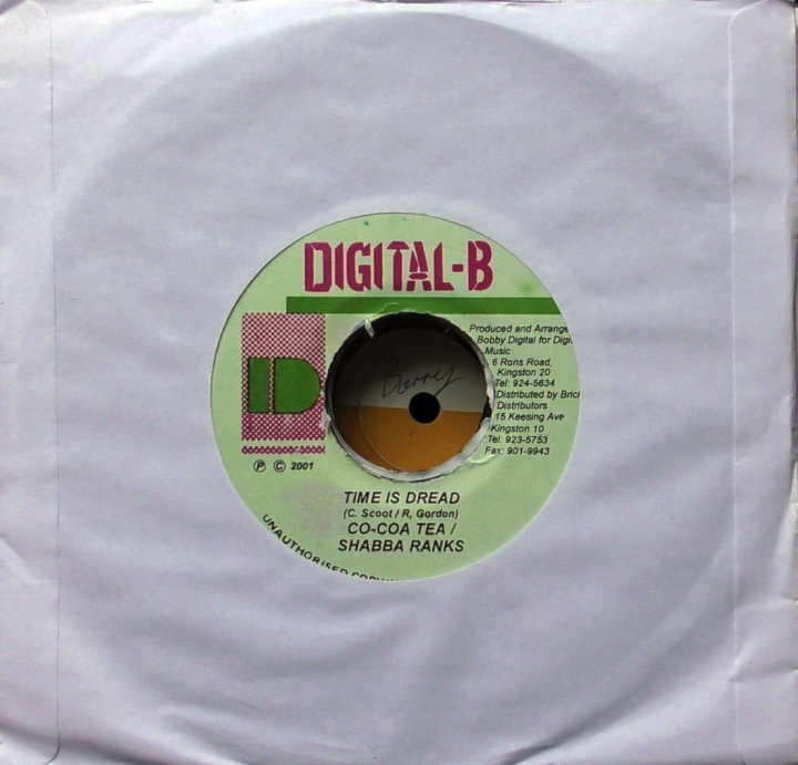 Co-Coa Tea* / Shabba Ranks – Time Is Dread Digital-B
