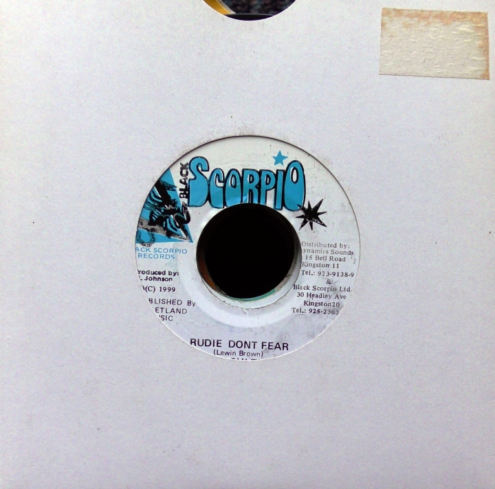 Louie Culture ‎– Rudie Don't Fear  Black Scorpio