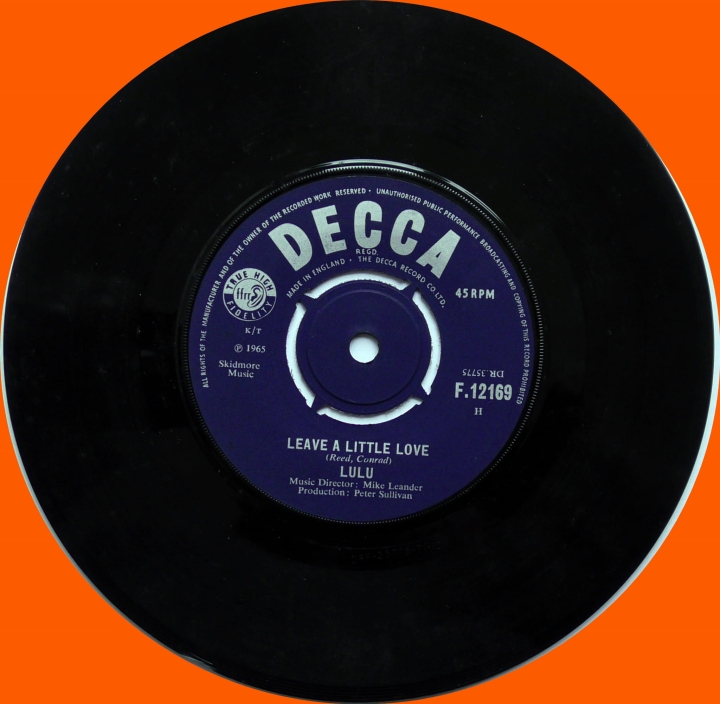 Lulu – Leave A Little Love Decca – F.12169