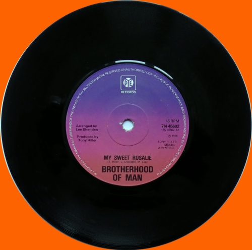 Brotherhood Of Man – My Sweet Rosalie Pye Records – 7N 45602