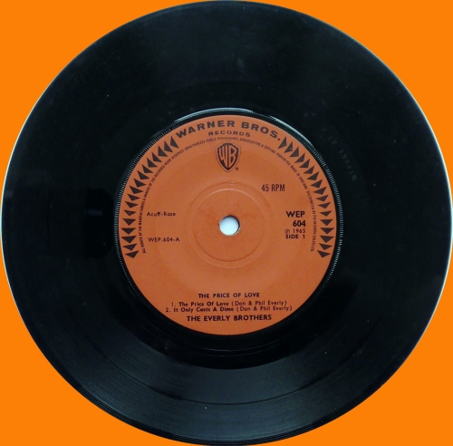Everly Brothers – The Price Of Love Warner Bros. Records – WEP 604