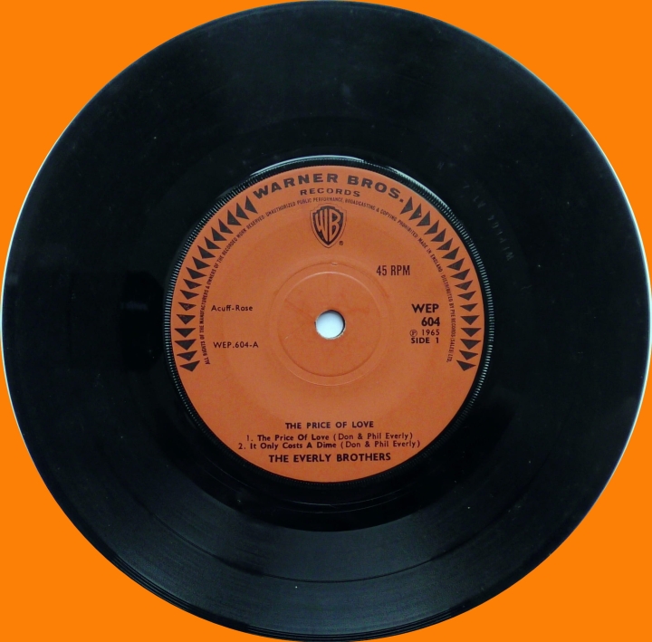 Everly Brothers – The Price Of Love Warner Bros. Records – WEP 604