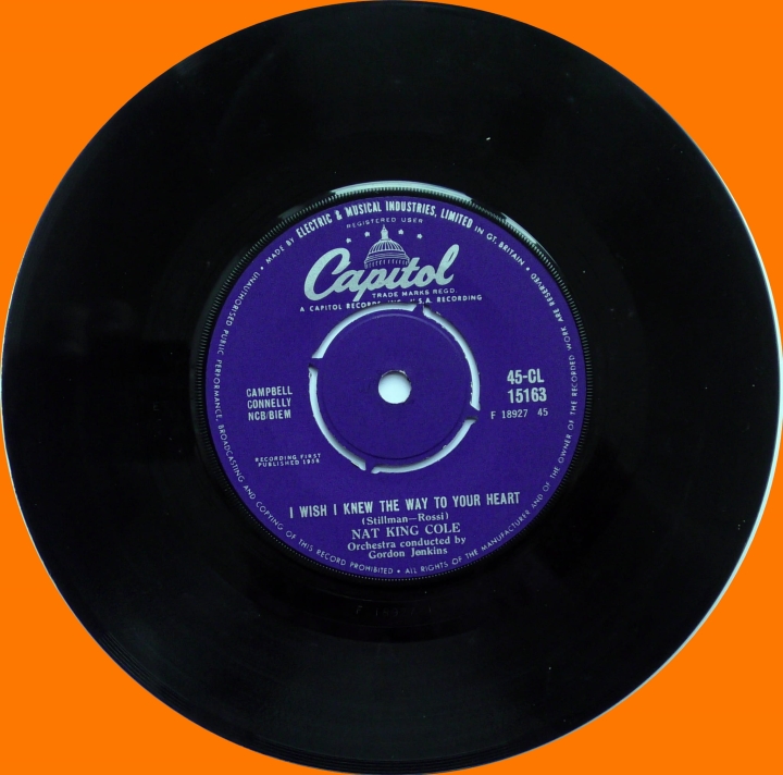 Nat King Cole – Just As Much As Ever Capitol Records – 45-CL 15163