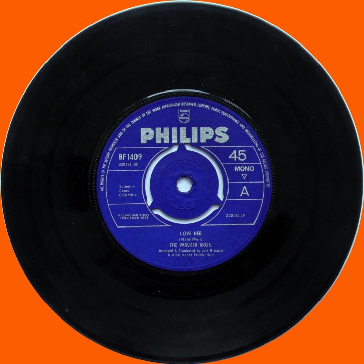 The Walker Bros. – Love Her  Philips – BF 1409