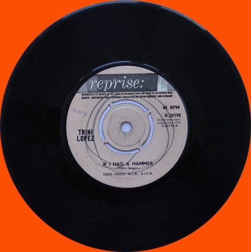 Trini Lopez – If I Had A Hammer Reprise Records – R.20198