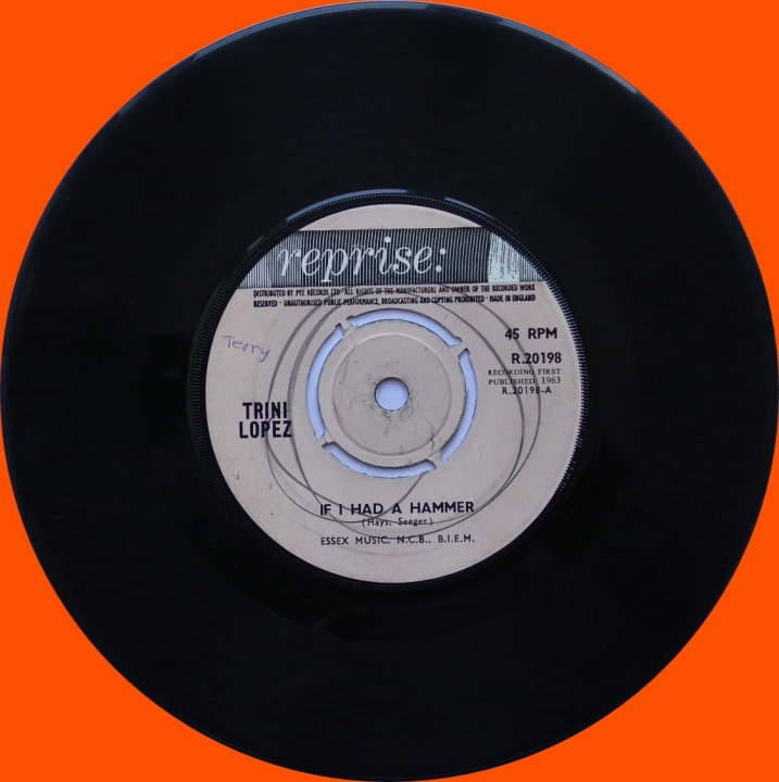 Trini Lopez – If I Had A Hammer Reprise Records – R.20198