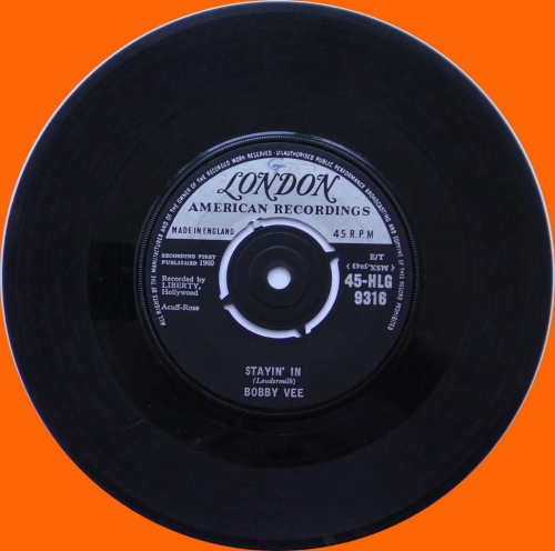 Bobby Vee – More Than I Can Say London American Recordings – 45-HLG 9316