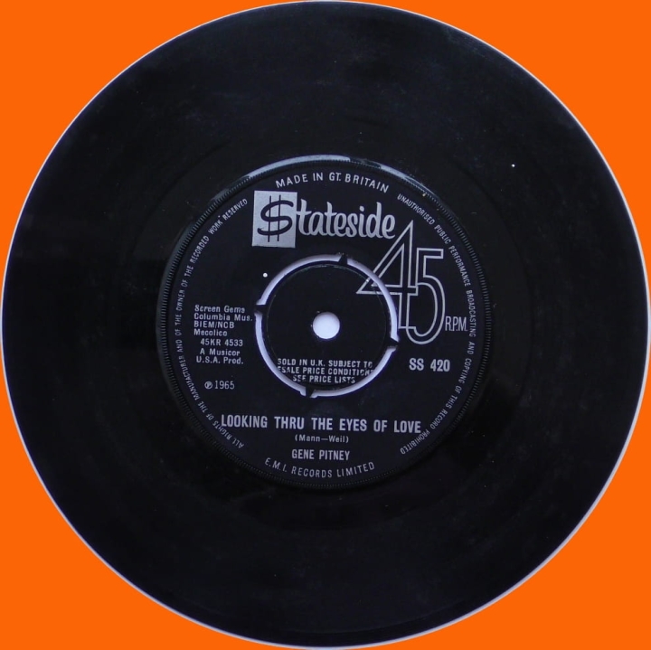 Gene Pitney – Looking Thru The Eyes Of Love Stateside – SS 420