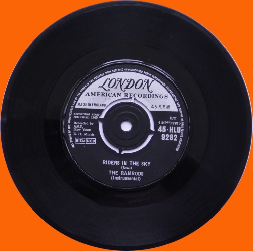 The Ramrods – Riders In The Sky London American Recordings – 45-HLU 9282