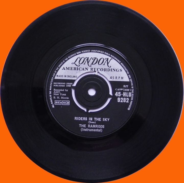 The Ramrods – Riders In The Sky London American Recordings – 45-HLU 9282