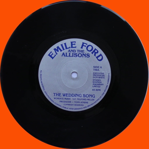 Emile Ford & The Allisons – The Royal Wedding Song Transdisc Records – TR8