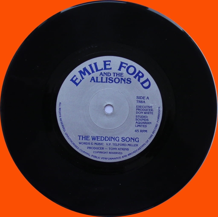 Emile Ford & The Allisons – The Royal Wedding Song Transdisc Records – TR8