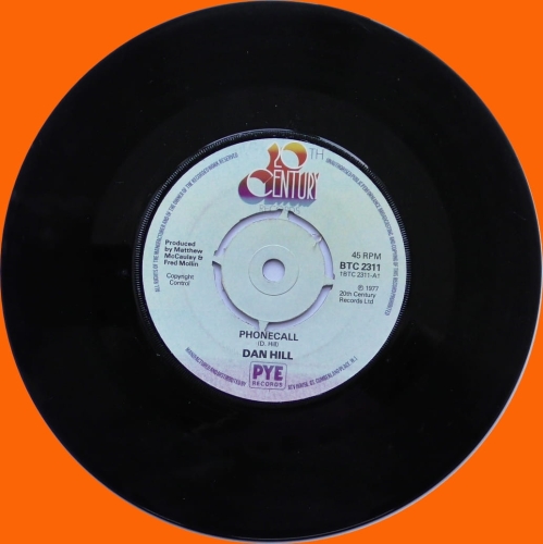 Dan Hill – Phonecall 20th Century Records – BTC 2311