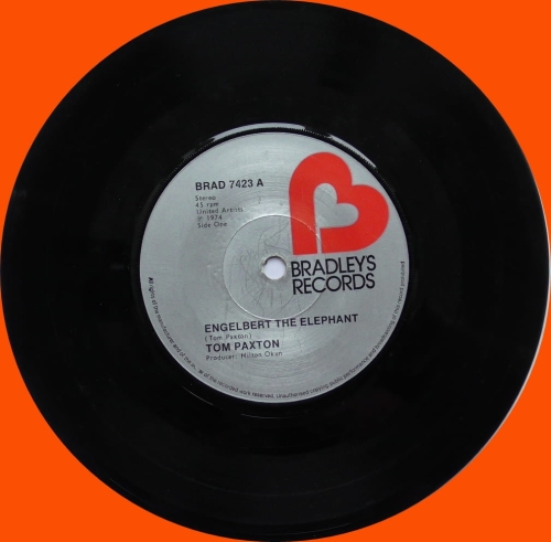 Tom Paxton – Engelbert The Elephant Bradley's Records – BRAD 7423
