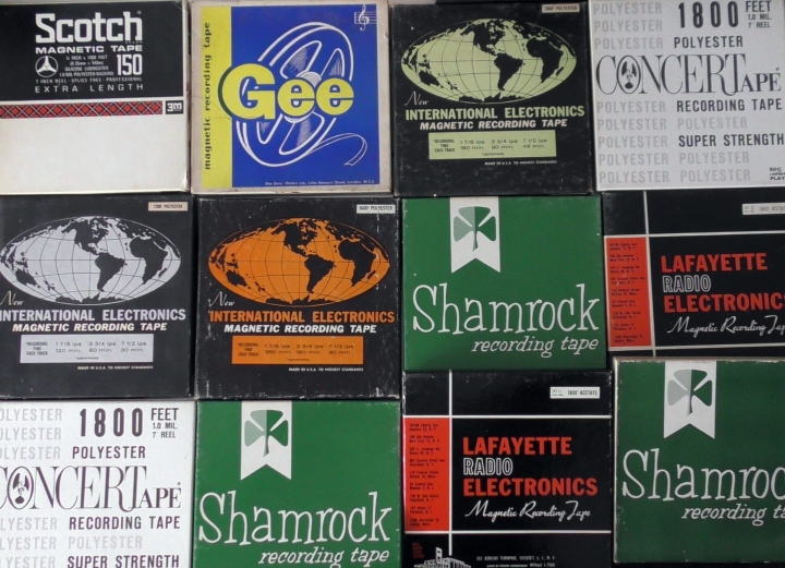 Taśmy Szpulowe 18cm/ 7 inch różni producenci używane