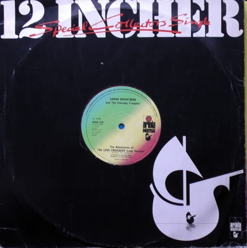 Sarah Brightman And The Starship Troopers – The Adventures Of The Love Crusader Ariola Hansa – AHAD 538 Red Translucent