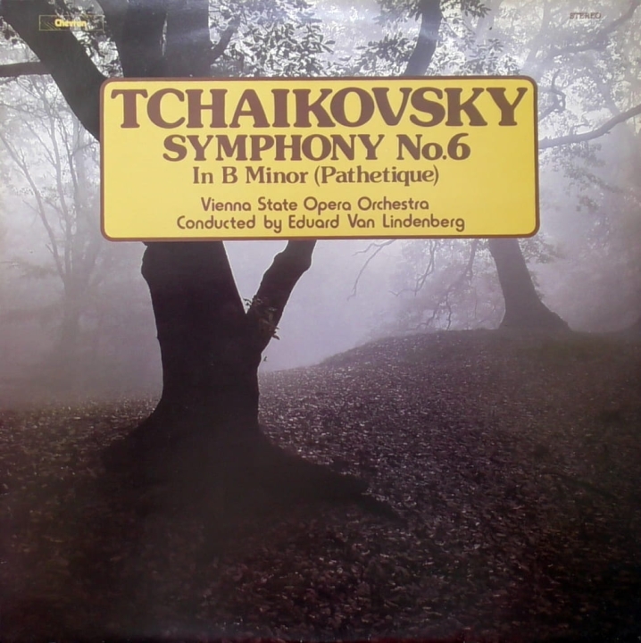 Tchaikovsky, Vienna State Opera Orchestra Conducted By Eduard Van Lindenberg – Symphony No.6 In B Minor (Pathetique) Chevron – CHVL 166