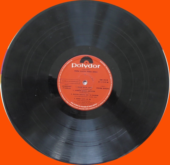Laxmikant Pyarelal – Mera Gaon Mera Desh Polydor – 2392 010