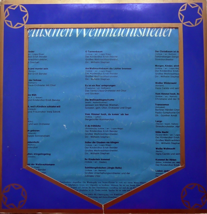 Various ‎– Die schönsten Deutschen Weihnachtslieder - Mit kostbarer plastischer Weihnachtskrippe Polydor ‎– 237 480 SLPHM