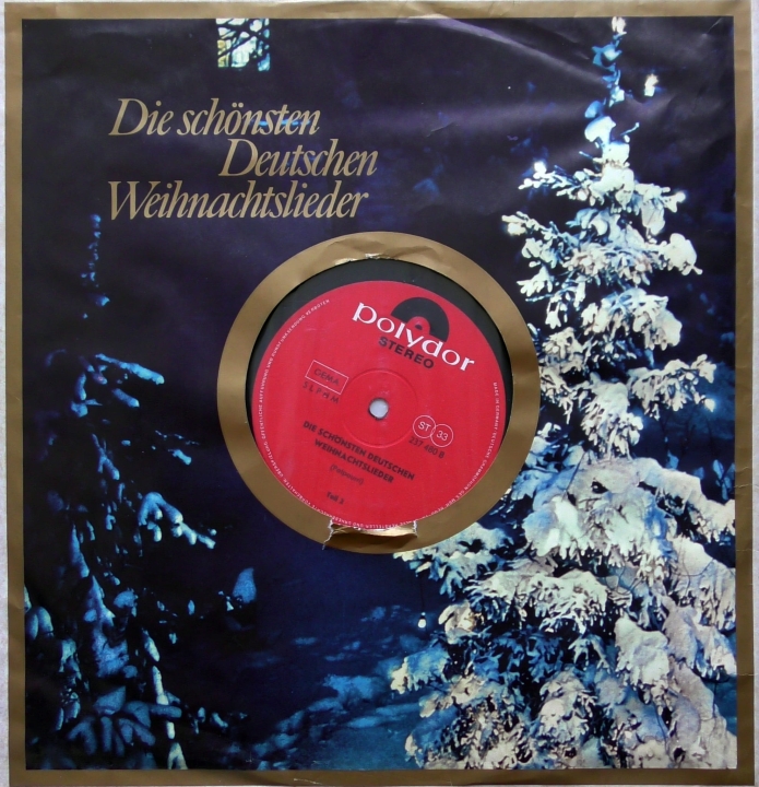 Various ‎– Die schönsten Deutschen Weihnachtslieder - Mit kostbarer plastischer Weihnachtskrippe Polydor ‎– 237 480 SLPHM