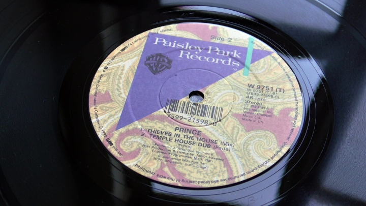 Prince ‎– Thieves In The Temple (Remix) Paisley Park ‎– W9751 (T)