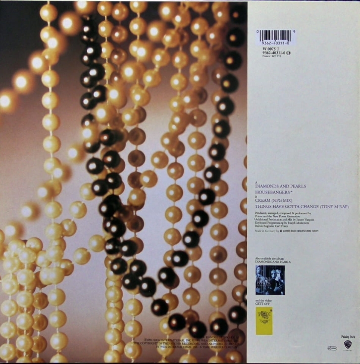 Prince & The New Power Generation ‎– Diamonds & Pearls Paisley Park ‎– 9362-40311-0