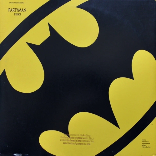 Prince ‎– Partyman Warner Bros. Records ‎– 9 21370-0  PROMO COPY