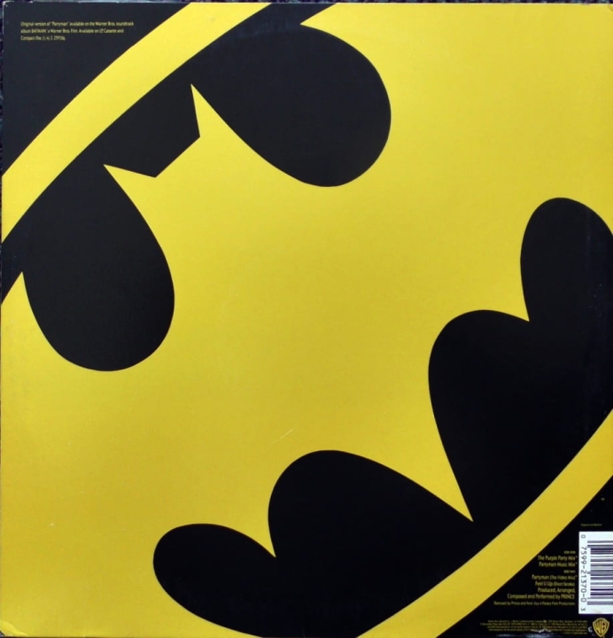 Prince ‎– Partyman Warner Bros. Records ‎– 9 21370-0  PROMO COPY